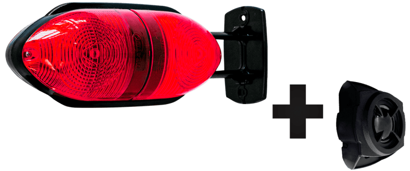 BEATEK LED 45 SONORO (VERMELHO)